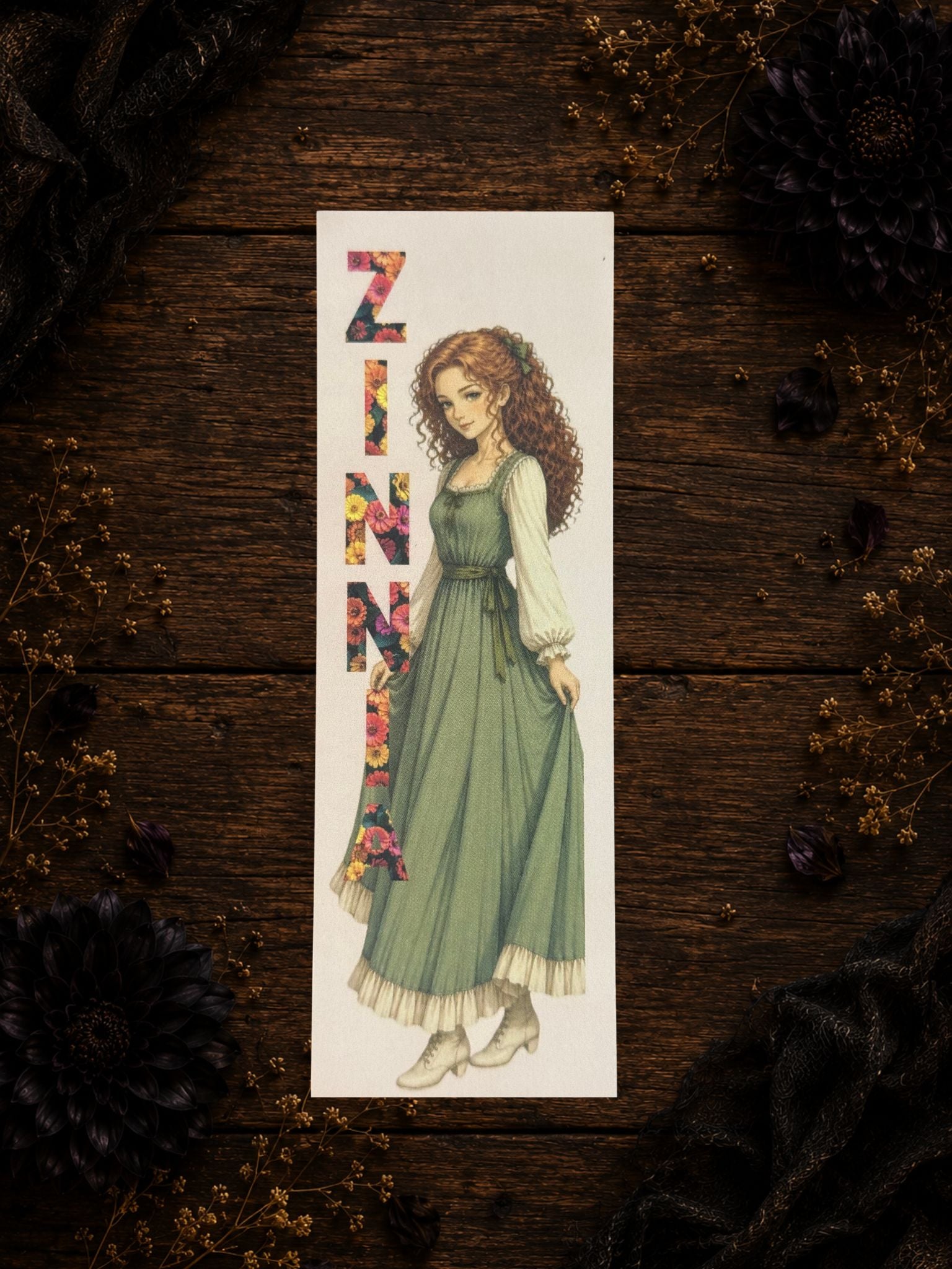 Destiny's Awakening Bookmark | Zinnia